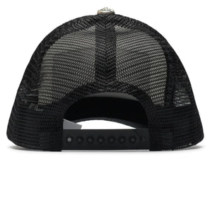 Chrome Hearts CH Hollywood White Black Trucker Cap