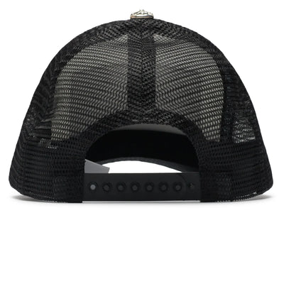 Chrome Hearts CH Hollywood White Black Trucker Cap