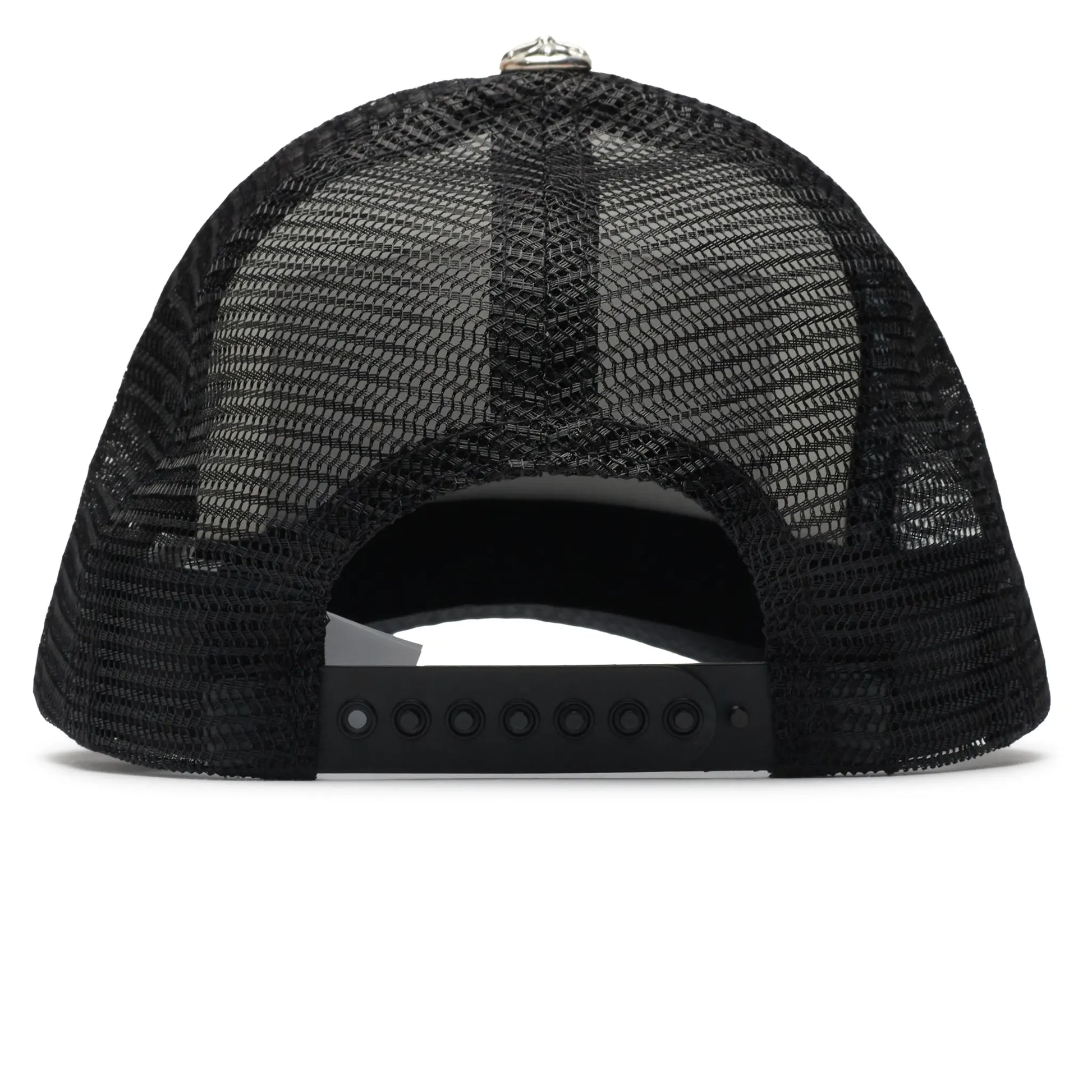 Chrome Hearts CH Hollywood White Black Trucker Cap