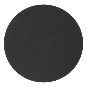 Chrome Hearts Cross Logo Round Black Rubber Mat