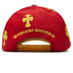 Chrome Hearts Cross Patch Red Yellow Baseball Cap