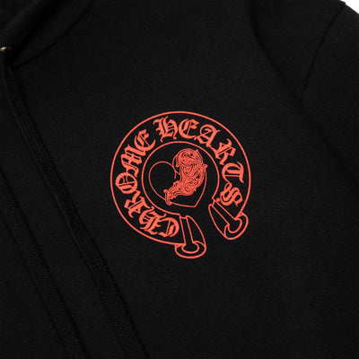Chrome Hearts Deadly Doll Online Exclusive Black Red Hoodie