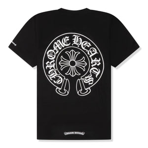 Chrome Hearts Horse Shoe Pocket Logo Black T Shirt