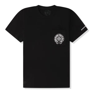 Chrome Hearts Horse Shoe Pocket Logo Black T Shirt