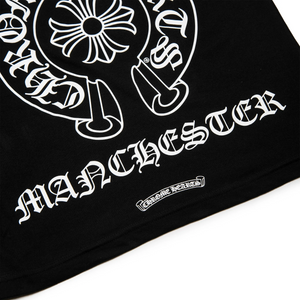 Chrome Hearts Manchester Exclusive Horse Shoe Pocket Logo Black T Shirt