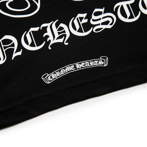 Chrome Hearts Manchester Exclusive Horse Shoe Pocket Logo Black T Shirt