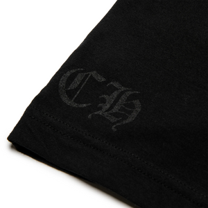 Chrome Hearts Manchester Exclusive Horse Shoe Pocket Logo Black T Shirt