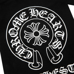 Chrome Hearts Manchester Exclusive Horse Shoe Pocket Logo Black T Shirt