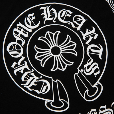 Chrome Hearts Manchester Exclusive Horse Shoe Pocket Logo L/S Black T Shirt