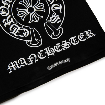 Chrome Hearts Manchester Exclusive Horse Shoe Pocket Logo L/S Black T Shirt