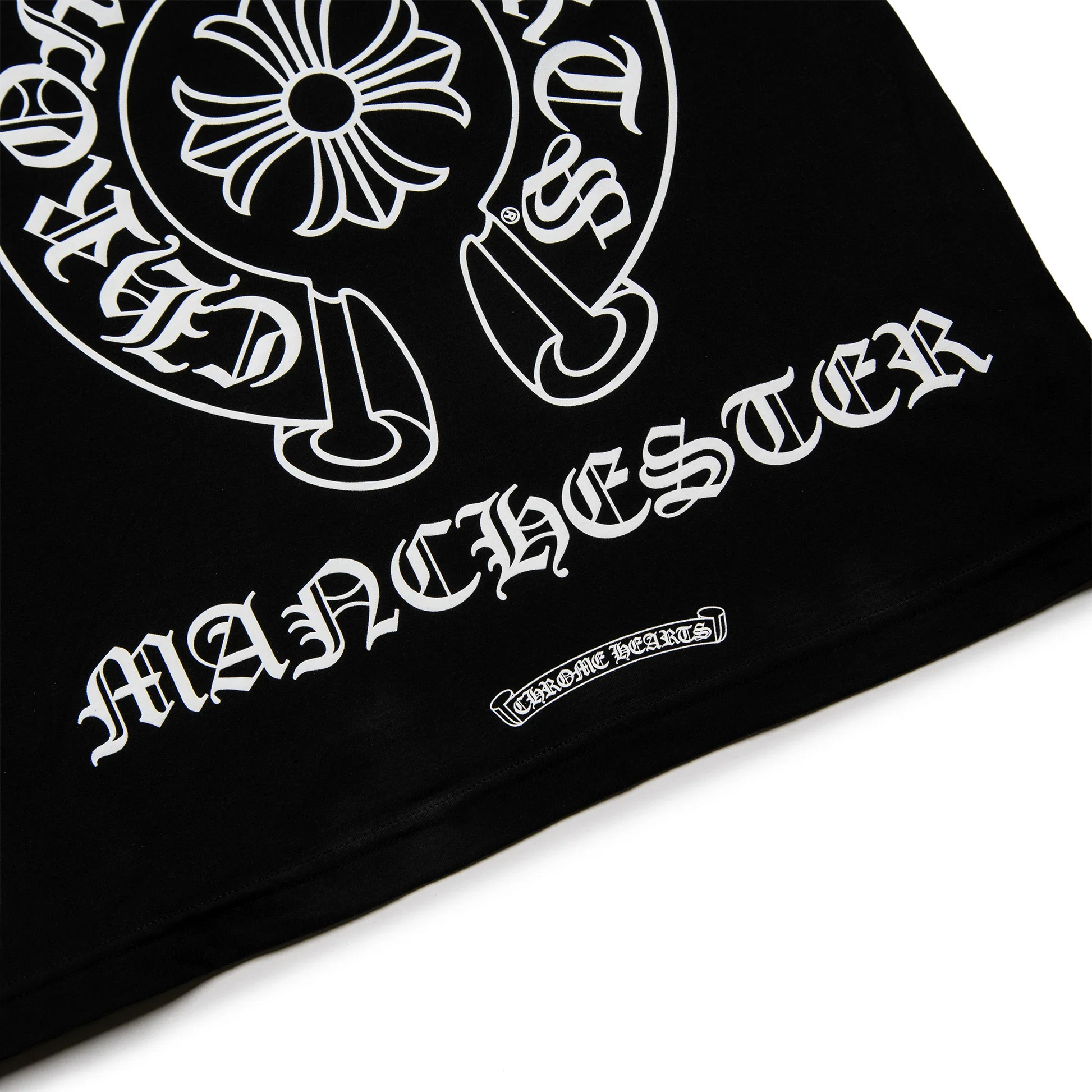 Chrome Hearts Manchester Exclusive Horse Shoe Pocket Logo L/S Black T Shirt