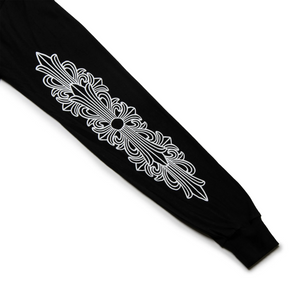Chrome Hearts Manchester Exclusive Horse Shoe Pocket Logo L/S Black T Shirt
