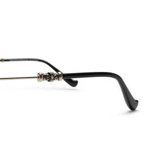 Chrome Hearts Pills III Custom Silver Brown Diamond Cut Sunglasses
