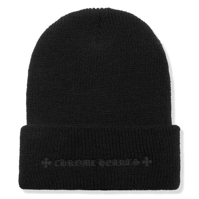 Chrome Hearts Plus Cross Black Beanie