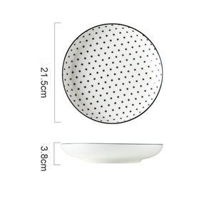 Black and White Deep Plate