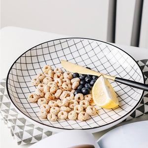 Black and White Deep Plate