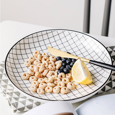 Black and White Deep Plate