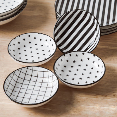 Black and White Deep Plate