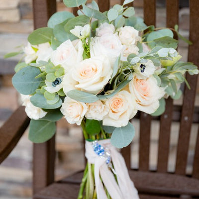Classic Creamy and Blush Mountain Wedding