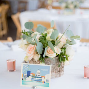 Classic Creamy and Blush Mountain Wedding