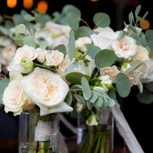 Classic Creamy and Blush Mountain Wedding