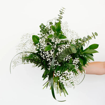 Classic Wedding Greenery Flower Bouquet