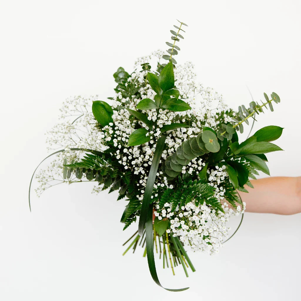 Classic Wedding Greenery Flower Bouquet