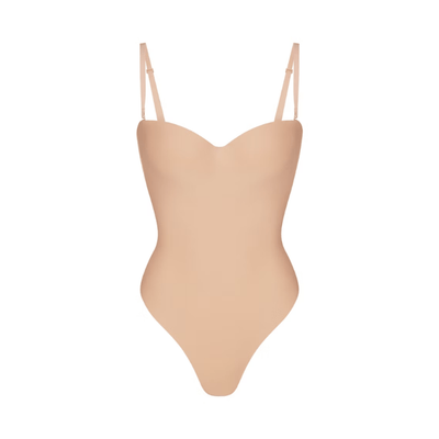 Skims Body Underwire Thong Bodysuit Clay
