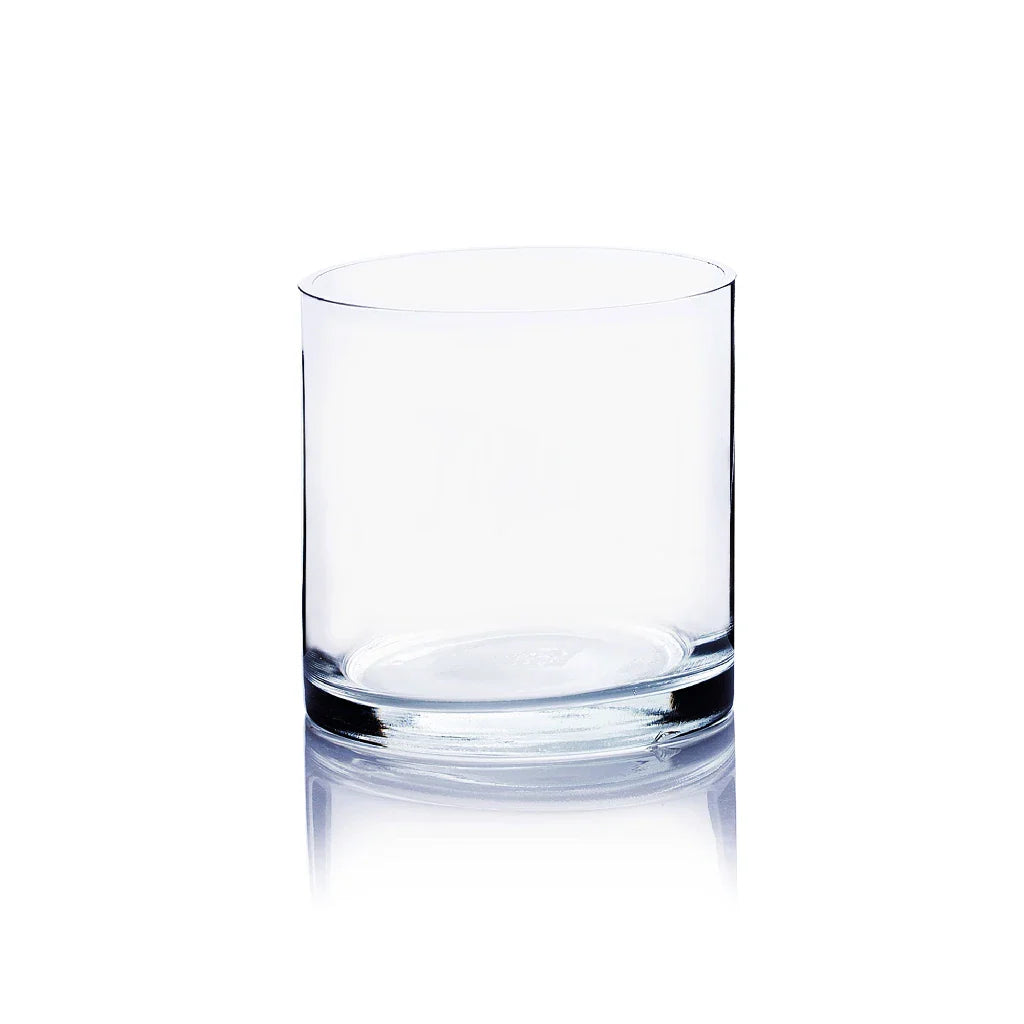 Clear Glass Cylinder Flower Vase
