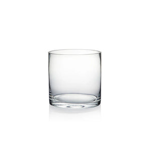 Clear Glass Cylinder Flower Vase