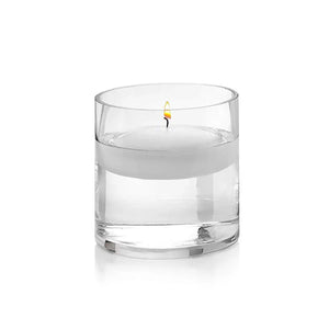 Clear Glass Cylinder Flower Vase