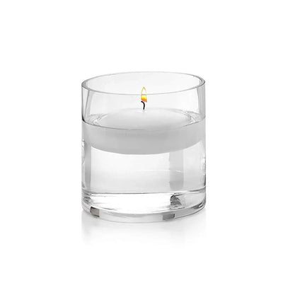 Clear Glass Cylinder Flower Vase