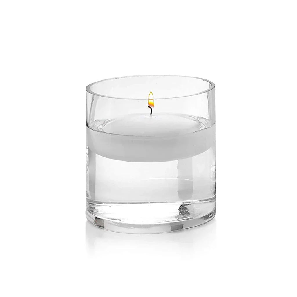 Clear Glass Cylinder Flower Vase
