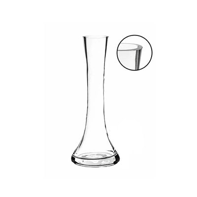 Clear Glass Round Bud Vase