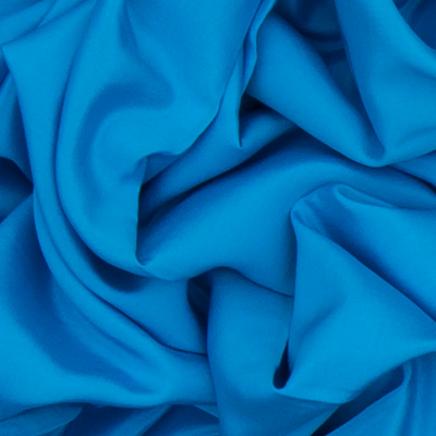 Sky Blue Mysore Crepe Silk Saree With Small Motifs In Purple Border-Sky Blue