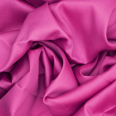 Light Peach Mysore Plain Crepe Silk Saree With Blue Border-Light Peach