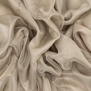 Grey Blended Tussar Tissue Saree With Border-Grey