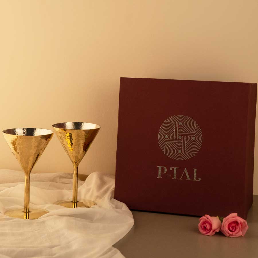 Cocktail Glasses In Gift Box (Set of 2)