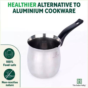 Stainless Steel Coffee/Tea/Milk Warmer, Premium Quality, 100% Toxin-free, 650 ml