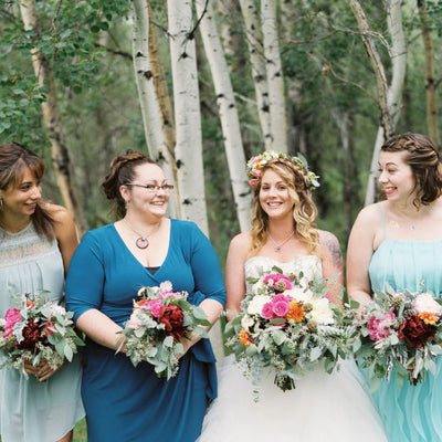 Colorful Boho Montana Wedding