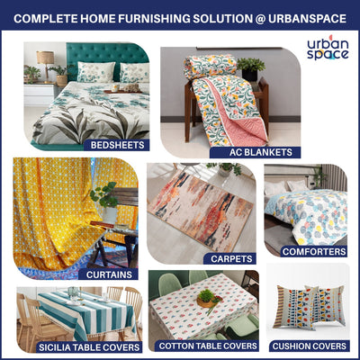 Fitted King Size Cotton Bedsheet - High Garden Yellow