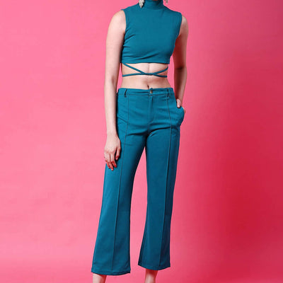 Women Tie Up Co-Ord Set