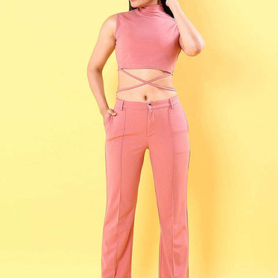 Women Tie Up Co-Ord Set