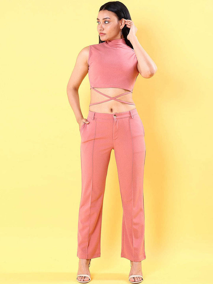 Women Tie Up Co-Ord Set