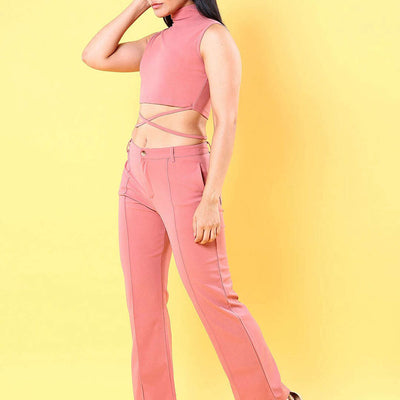 Women Tie Up Co-Ord Set