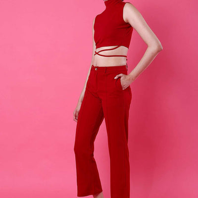 Women Tie Up Co-Ord Set