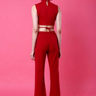 Women Tie Up Co-Ord Set