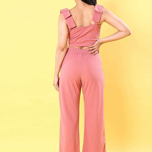 Women Tie Up Co-Ord Set