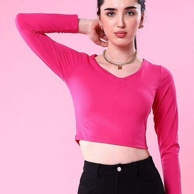 Women Top With Cris Cross Back