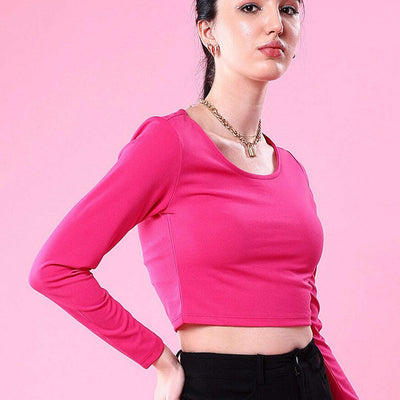 Women Top With Cris Cross Back